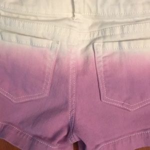Vanilla Star Bottoms - Girls Dip-Dye Shorts Vanilla Star Bottoms - Girls Dip-Dye Shorts
